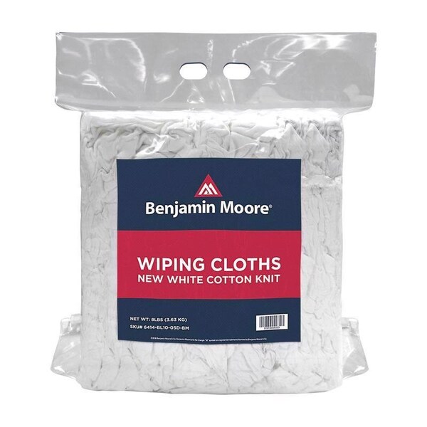 Benjamin Moore Benjamin Moore Cotton Knit Wiping Rags 8 lb 1 pk - 6414BL1005DBM