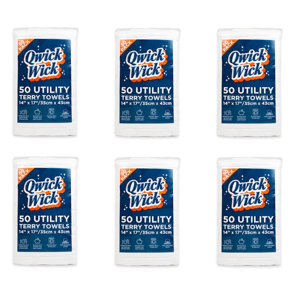 Monarch Brands Terry Towels, 14in x 17in, 300PK - TT50-CS
