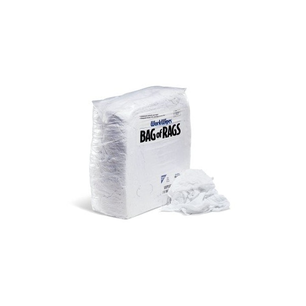 Workwipes New White T-Shirt in Bag 1 bag - WIP555