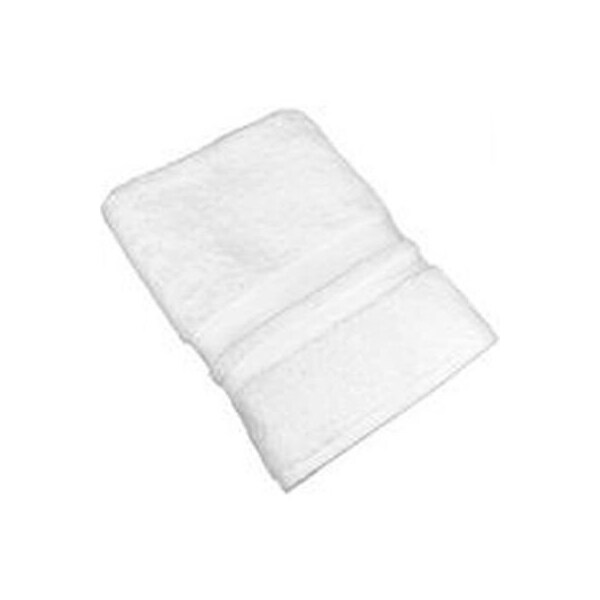 Monarch Brands Magellan Deluxe 100% Cotton Bath Towel, 27" x 50", White, 48 Towels - MAG2750-14