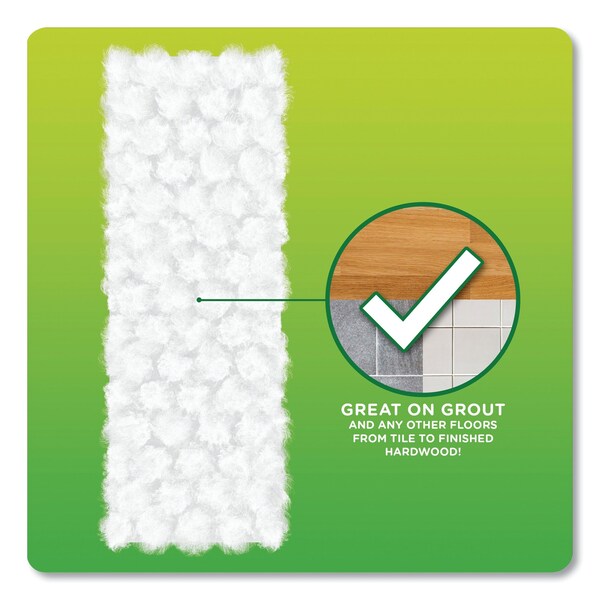 Swiffer Heavy-Duty Dry Refill Cloths, White, 11 x 8.5, 32PK - 77198