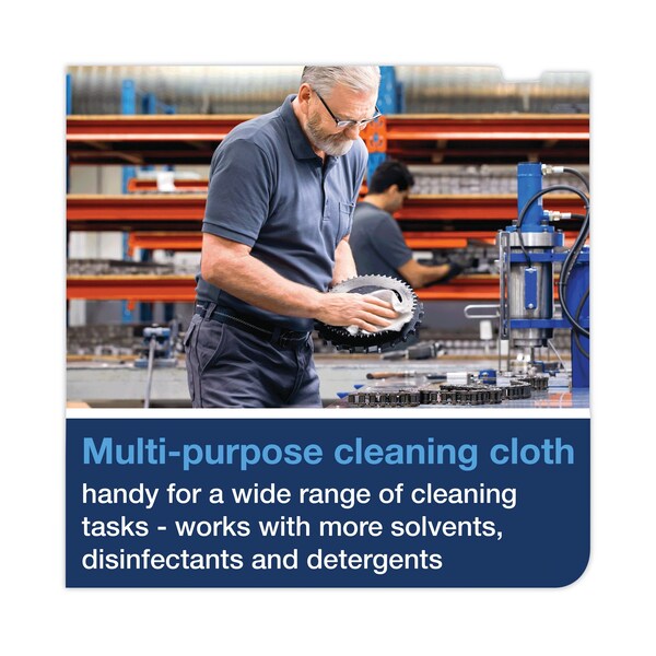 Tork Tork Industrial Cleaning Cloth Gray W7, One-at-a-Time Dispensing, 1 x 210 Cloths, 520374 - 520374