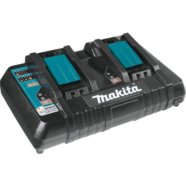 Makita LITHIUMION DUAL PORT RAPID OPTIMUM CHARGER - MAKDC18RD