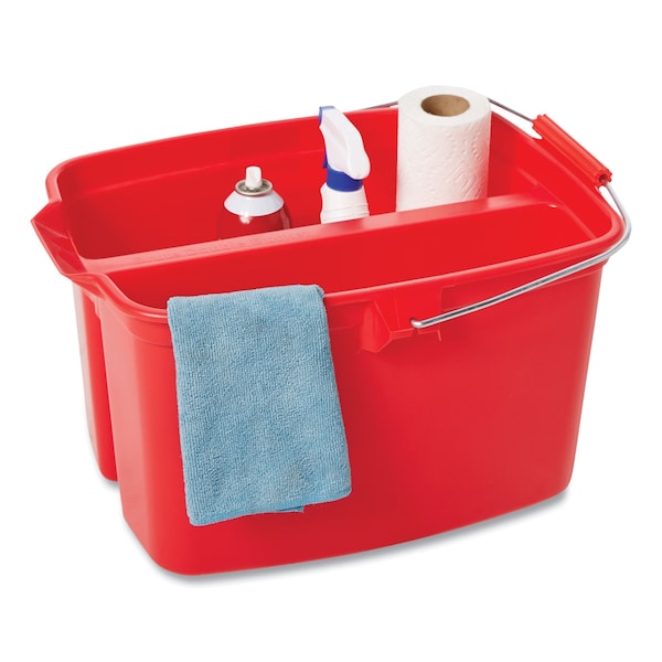 Rubbermaid Commercial Microfiber Cleaning Cloths, 16 X 16, Blue, PK24 - 1820583