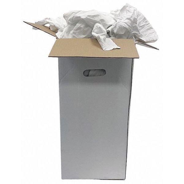 Tough Guy Recycled Cotton Sheeting Cloth Rag 50 lb. Varies Sizes, Assorted - G11030