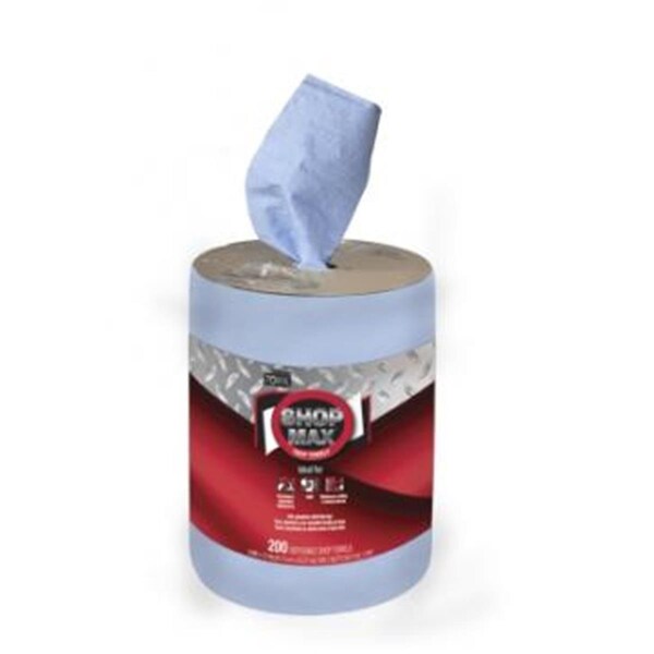 Tork Auto Wipes - Sca Tissue N Amer Tork Auto Wipes - SCA Tissue N Amer TW450338 Shopmax Refill - Blue - Case of 2 - TW450338