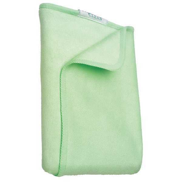 Perfect Clean Silk Cleaning Cloth 12" x 12", Green, 5PK - TT3030AM-G