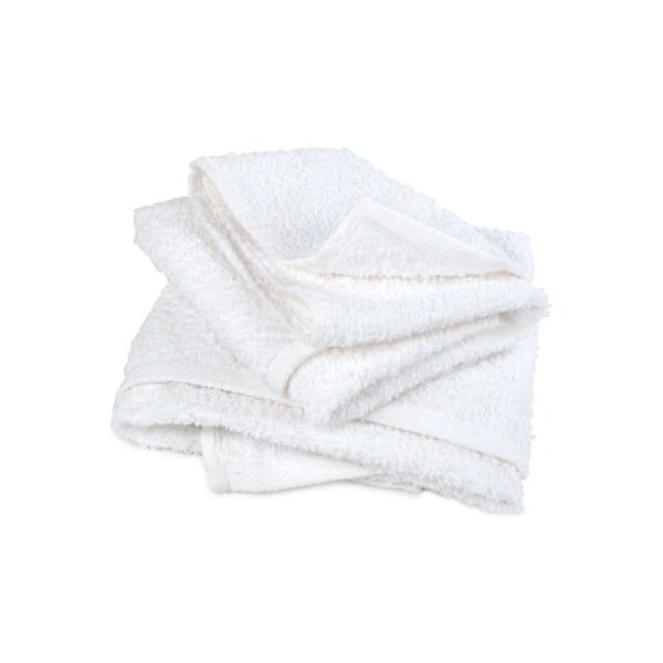 R & R Textile Mills Inc Pro-Clean Basics Anti-Bacterial Terry Cloth Rags, White, 1 Lb. - 99800 - 99800