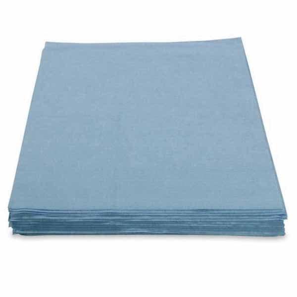Mercantile Development SUPER RAG OIMUM PERFORMANCE, BLUE PREP TOWEL, 12X12, FLAT, 500PK - 95018