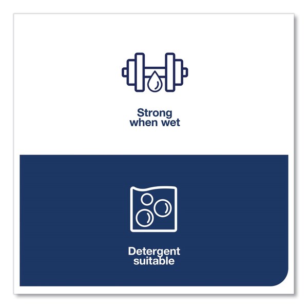 Tork Foodservice Cloth, 13 x 24, Blue, 150PK - 192192
