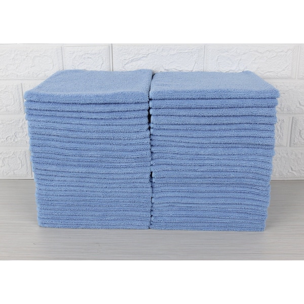 Dri By Tricol Clean Multi-Purpose Cloth,  Blue, 300 GSM, 16 x 16 in, 48 PK - 01-30-01-00-91-50