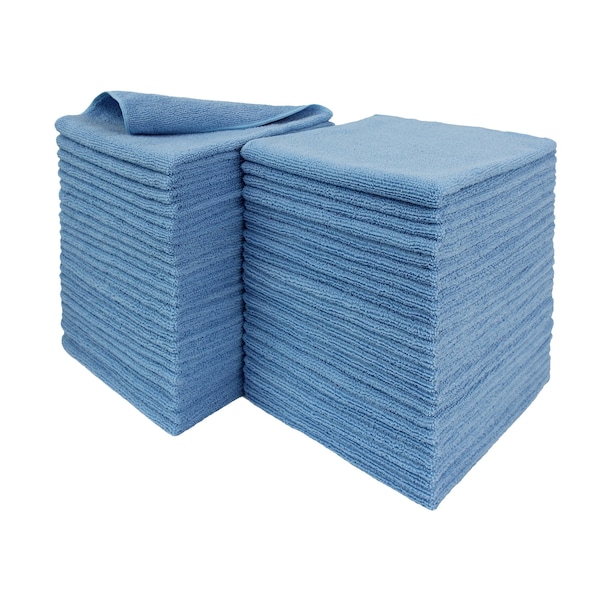 Dri By Tricol Clean Multi-Purpose Cloth,  Blue, 300 GSM, 16 x 16 in, 48 PK - 01-30-01-00-91-50