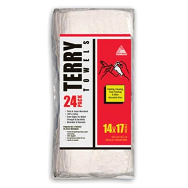 Trimaco Trimaco 10720 24 - Bg 1 4 in. X 1 7 in. Terry Towels - TRI-10720