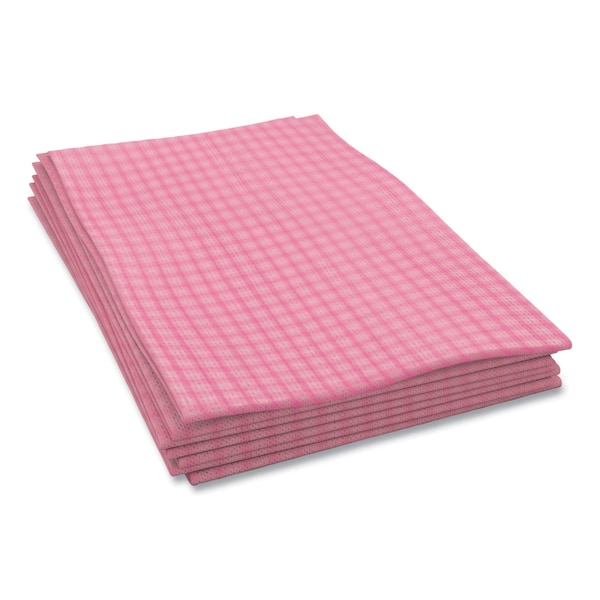 Cascades Pro Tuff-Job Foodservice Towels, 12 x 24, Pink/White, 200PK - W900