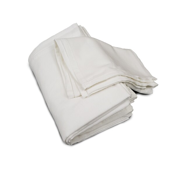Home Basics Bleached Flour Sack Towel, 24" x 36", PK12 - Z22862