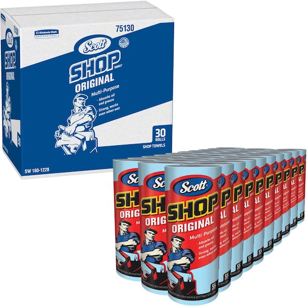 Scott Scott Shop Towels Original 75130 Blue 30 - 75130