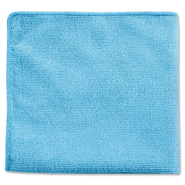 Rubbermaid Commercial Microfiber Cloth Wipe 12" x 12", Blue, 24PK - 1820579