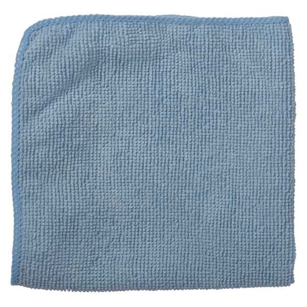 Rubbermaid Commercial Microfiber Cloth Wipe 12" x 12", Blue, 24PK - 1820579