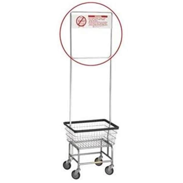 R&B Wire Products R & B Wire 908 One Piece Rack Extender with Sign for 58 Rack - 908
