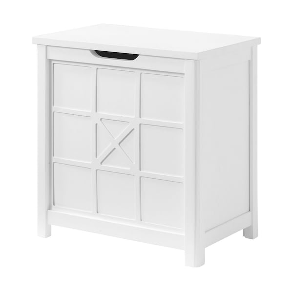 Alaterre Furniture Derby 19"W x 20"H Deluxe Clothes Hamper - ANDE77WH