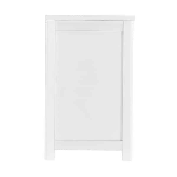 Alaterre Furniture Derby 19"W x 20"H Deluxe Clothes Hamper - ANDE77WH