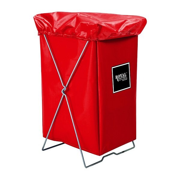 Royal Basket Trucks Hamper, 100 lb Capac., 17" L - G00-RRX-HAK