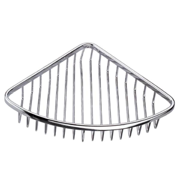 Homewardbound Triangle Basket - Chrome - 7.75 in. x 7.75 in. - HO2953262