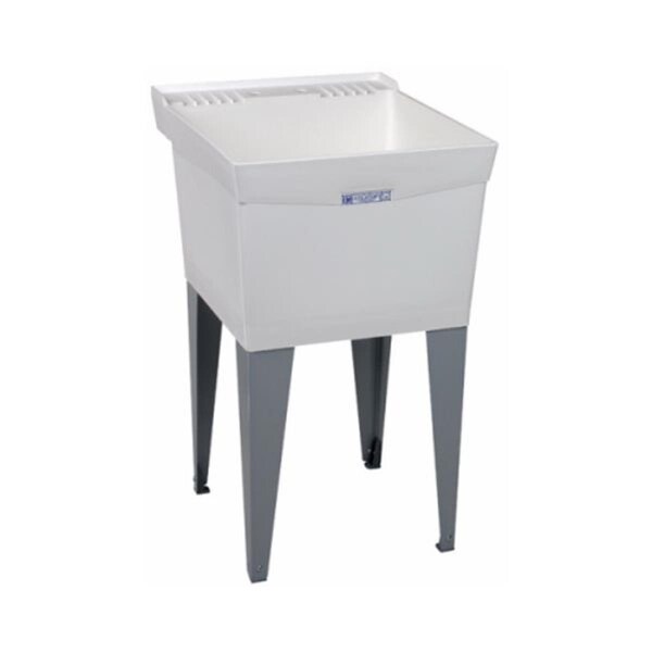 Aditivos 20 x 24 in. Single Laundry Tub, White, 4PK - AD3245292