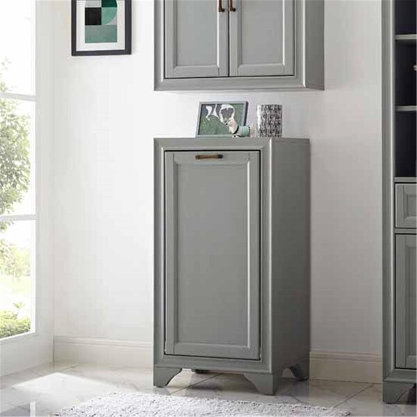 Templeton 35.25 x 18 x 15 in. Tara Linen Hamper - Vintage Grey - TE3042763