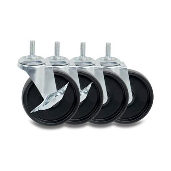 Tool Set of Four Casters- 4 in. - TO12539