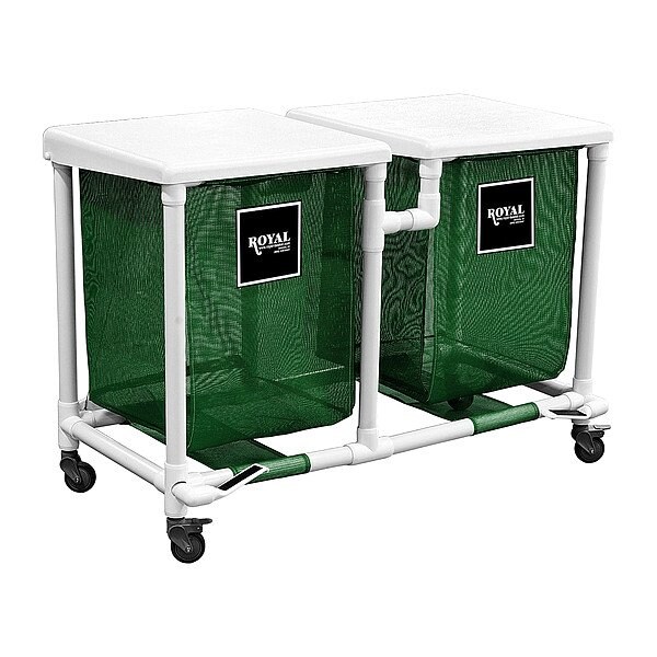 Royal Basket Trucks PVC Hamper, 600 lb Capac., 41 1/2" L - G24-EEX-H2F-3ULN