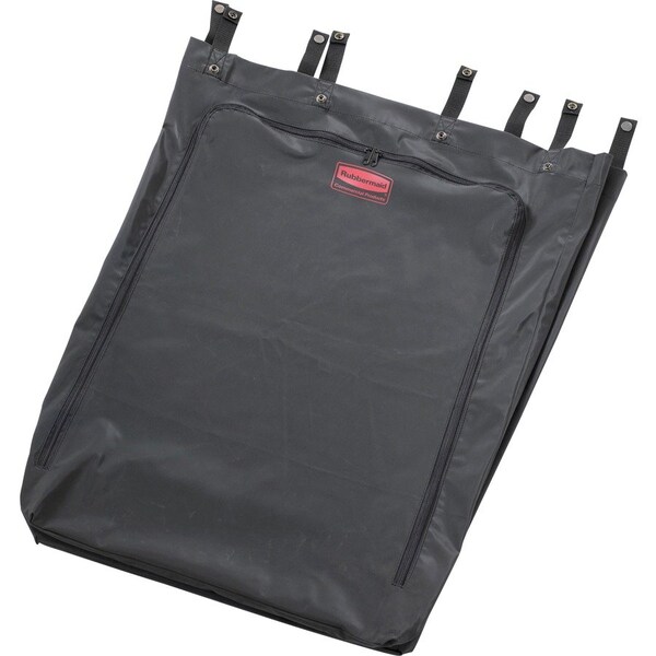 Rubbermaid Commercial Hamper Bag, Linen, 30 Gal, f/Linen Hamper, Black - RCP635000BK