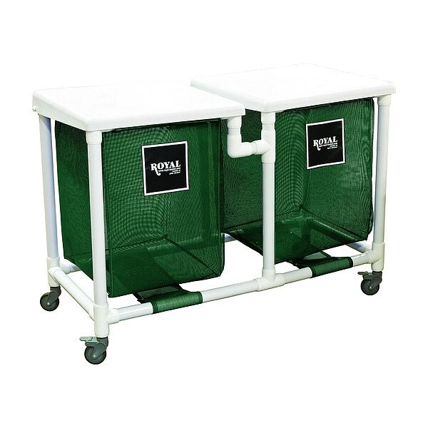 Royal Basket Trucks PVC Hamper, 600 lb Capac., 48 1/2" L - G35-EEX-H2N-3ULN