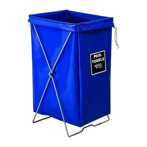 Royal Basket Trucks Hamper, 100 lb Capac., 17" L - G00-BBX-PHK