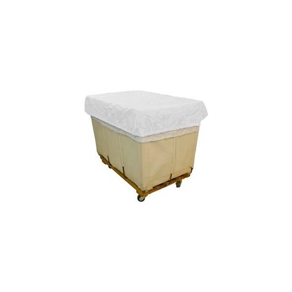 H.G. Maybeck Co HG Maybeck Hamper Basket Cap, 200 Denier Nylon, 8 Bushel, White - HBC8NL20