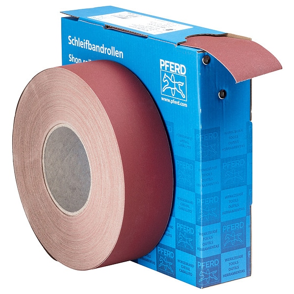 Rollo de taller Pferd de 2 pulgadas - Resistente de resina/resina - Rollo de 50 yardas - Óxido de aluminio - 400 granos - 47226