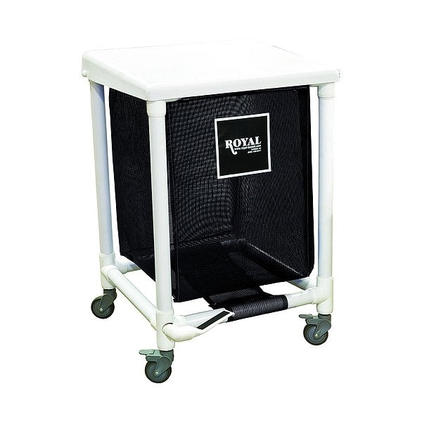 Royal Basket Trucks PVC Hamper, 600 lb Capac., 19" L - G24-KKX-H1F-3ULN
