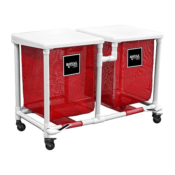 Royal Basket Trucks PVC Hamper, 600 lb Capac., 41 1/2" L - G24-RRX-H2F-3ULN