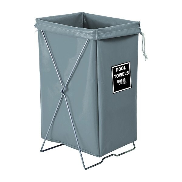 Royal Basket Trucks Hamper, 100 lb Capac., 17" L - G00-GGX-PHK