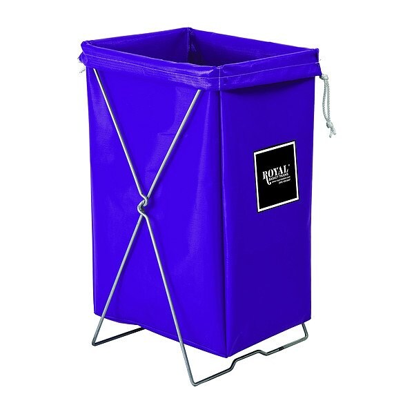 Royal Basket Trucks Hamper, 100 lb Capac., 17" L - G00-PPX-HBK