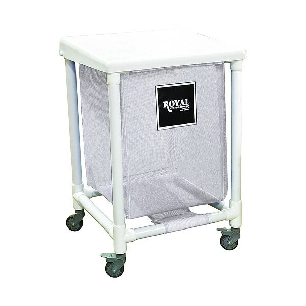 Royal Basket Trucks PVC Hamper, 600 lb Capac., 19" L - G24-WWX-H1N-3ULN