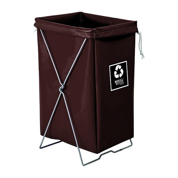 Royal Basket Trucks Hamper, 100 lb Capac., 17" L - G00-NNX-EBK