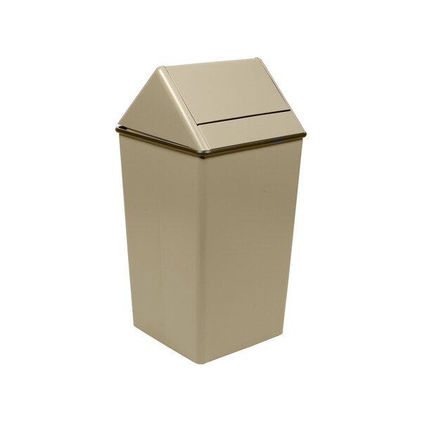 Witt Industries Large Square Hamper with Swingtop, Almond - 1511HTAL