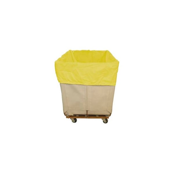 H.G. Maybeck Co HG Maybeck Hamper Basket Liner, 200 Denier Nylon, 24 Bushel, Yellow - HBL24NL20-YL