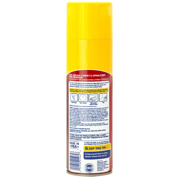 Zep Zep No Scent Spot Remover 19 oz Foam - ZUSPOT19