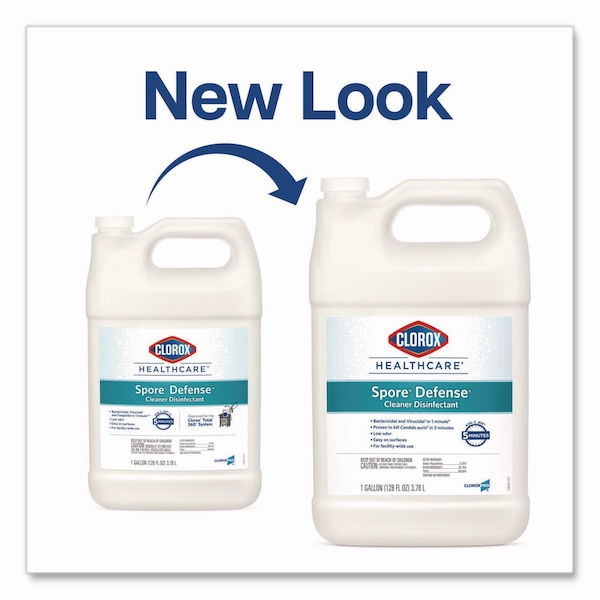 Clorox Spore Defense, Closed System, 1 gal Bottle, 4PK - CLO32122