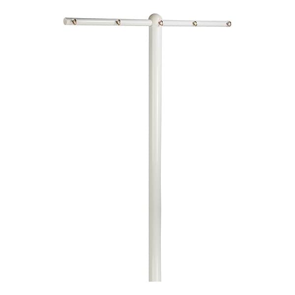 Honey-Can-Do T-Post Dryer, 5-Line, 45-3/4x3x72 In. - DRY-01452