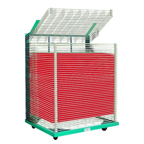 Saturn Rack AWT RACK-IT HEAVY CONSTUCTION, DRYING RACK, 42 x 55 in. Shelf Size, 50 Shelves - DR-55-50
