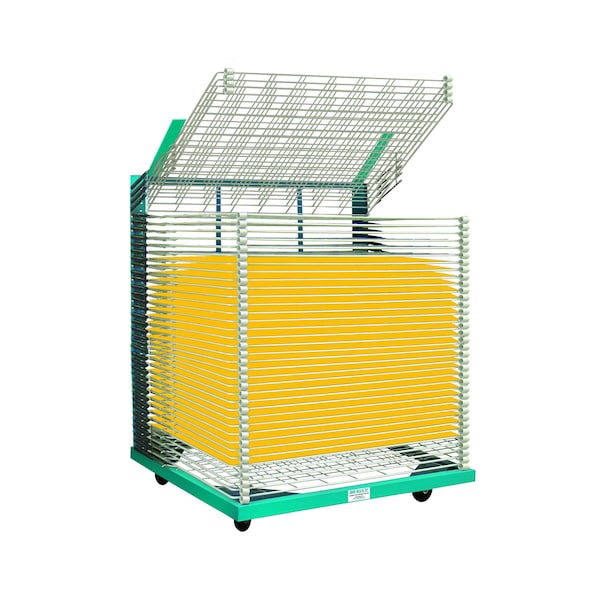 Saturn Rack AWT RACK-IT LIGHTWEIGHT DRYING RACK, 30 x 46 in. Shelf Size, 40 Shelves - DR-46-40
