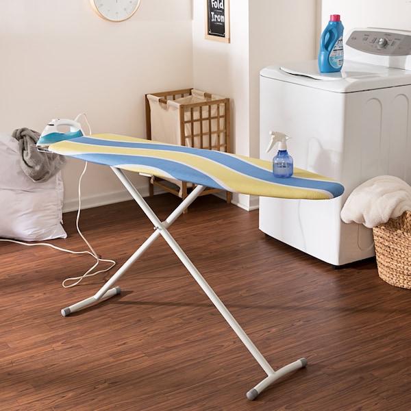 Honey-Can-Do Honey-Can-Do 36 in. H X 54 in. W X 13 in. L Ironing Board with Iron Rest Pad Included - BRD-09306